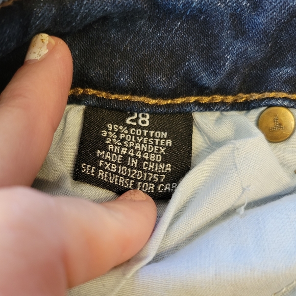 Tinsel Rolled Leg Ripped Jeans size 28 - Picture 7 of 8